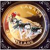 Image 1 : RCM: 2006 $30 Coloured Husky Dog Sled Team, No C.O.A. & Box