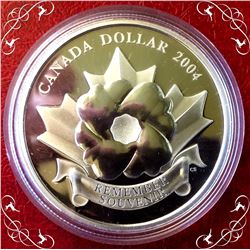 RCM: 2004 $1 Sterling Silver Special Edition Proof Coin- The Poppy
