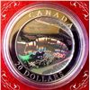 Image 2 : RCM: 2003 $20  Fine Silver 1 Oz Niagara Falls, Hologram. C.O.A. Box & Sleeve.