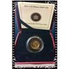 RCM; 2012 1/25 Ounce Gold Coin 1-Cent Farewell to the Penny C.O.A. No Black Sleeve