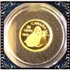 RCM; 2013 1/25 Ounce Gold Coin Owl Shaman Holding Goose C.O.A. No Black Sleeve