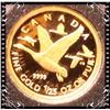 RCM; 2011 1/25 Ounce Gold Coin Canada Geese 375/10000 C.O.A. Box & Sleeve