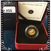Image 1 : RCM; 2008 1/25 Ounce Gold Coin Havilland Beaver in Flight C.O.A. Box & Sleeve