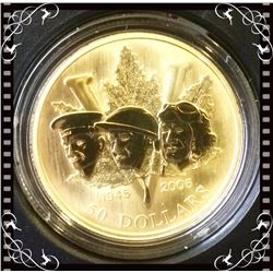 RCM: 2005 $50 Gold Coin 14K 60th Anniversary of the End of the Second World War #1951 12 grammes