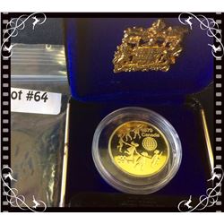 Canada: 1973 Proof Gold Coin Year of the Child 100 dollars Coin-Ultra Cameo, KM # 126 CONTAINS 16.96