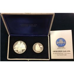 1977 Sterling medal Bicentennial insurrance of operation sail. U.L. Bark, Blue Nose II 94.33 Gr tota