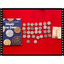 Canada Dime Saver Booklet- 30 Silver Dimes