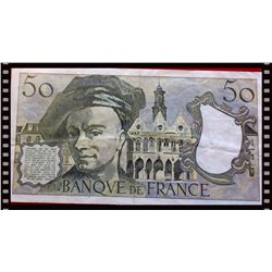 Banknote France Cinquante Francs 1976 km-152b