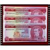 Image 1 : Banknote Central Bank of Barbados $1 unc lot of 3 consecutive notes. Pick 29a