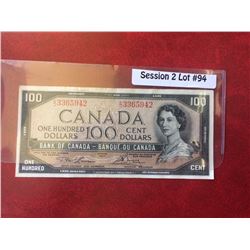 Banknote Bank of Canada 1954 Lawson Bouey