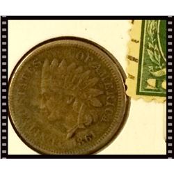 1861 USA indian penny