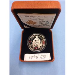 RCM: 2015 10$ Fine Silver Goalies: Jaques Plante, C.O.A, No Tax, No Sleeve