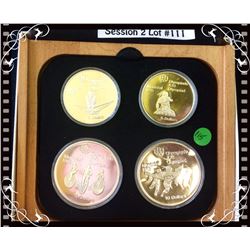 MRC: Montreal Olympic Games serie # 3 2 x $10 & 2 x $5 Sterling Silver