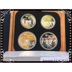 MRC: Montreal Olympic Games serie # 6 2 x $10 & 2 x $5 Sterling Silver