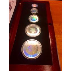 RCM: 2003 Silver Maple Leaf Hologram Set