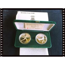 1986 Olympic coin set,