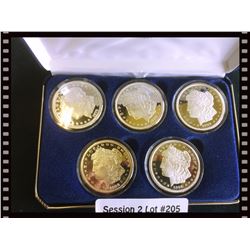 Morgan coin copy 1878-2 x 1893, 1889, 1895