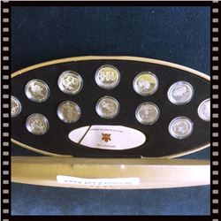 Millenium 2000 Proof Quarter sterling coin set