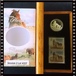 2006 $5 Sable island Horse & Stamp set