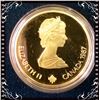 Image 3 : MRC: 1987  $100 Gold Coin Despic a Hand Carrying the Olympic Torch 14K 13,88gr 6% premium Only