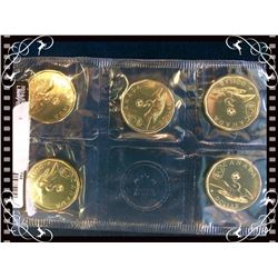 2014 Lucky Loonie  $1 Uncirculated Coin 5-pack