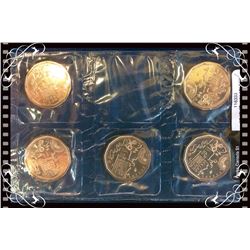 2011 Parks Canada  $1 Uncirculated Coin 5-pack