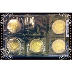 2012 Canada HMS Shannon $2 uncirculated Coin 5-pack