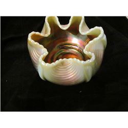 Carnival Glass Fluted Bowl – Northwood