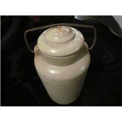 Crockery Jar – Wire Lid – 8” X 5”