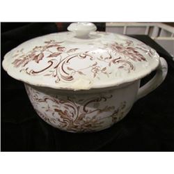 Porcelain Thunder Mug – C/W Lid - F. Winkle   Co