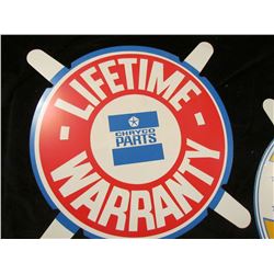 CHRYCO Tire Insert, Metal sign- Original