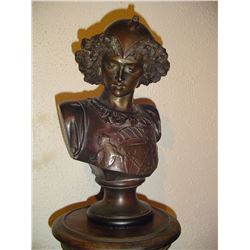 large 1800's Spelter bust