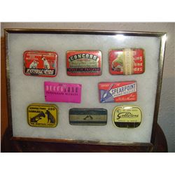 Collection 8 Phonograph Needle Tins