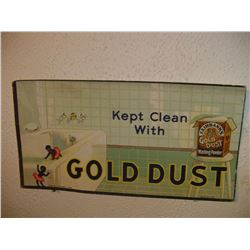 1921 Cardboard Street Car Advertising Sign