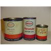 Image 1 : 3 Imperial 3 Star Grease And Oil Tins 1lb 5lb 1 Qt