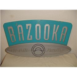 Nice Wooden Bazooka  Radio Mobile Audio Advertising Sign