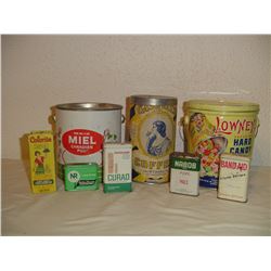 Lot Of 8 Kitchen Tins