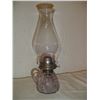 Image 1 : Turning Purple # 2 Finger Hold Pattern Glass Oil Lamp