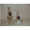 Image 1 : 2 Miniature Coal Oil Lamps
