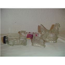 Collection 4 Old Candy Containers