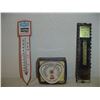 Image 1 : 3 Old Advertising Thermometers