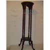 Image 1 : Early Mahogany Barley Twist Plant Or Lamp Stand