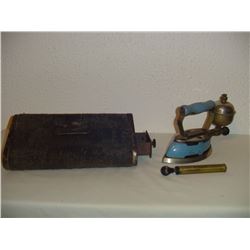 Blue Coleman Gas Iron And Foot Warmer