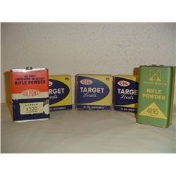 Lot Old Shell Boxes And Powder Tins