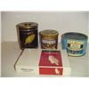 Image 1 : 4 Old Pipe Tobacco And Cigar Containers