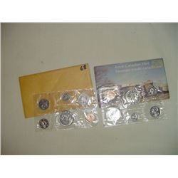 1968 And 69 Canadian Uncirculated Coin Sets