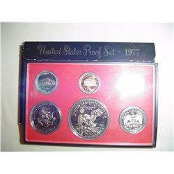 1977 Us Proof Coin Set