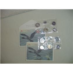 1992 And 1993 Canadian Uncirculated Coin Sets