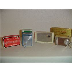 3 Old Transistor Radios 2 With Original Boxes