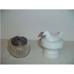 2 Early 1900's Dresser Boxes With Lids